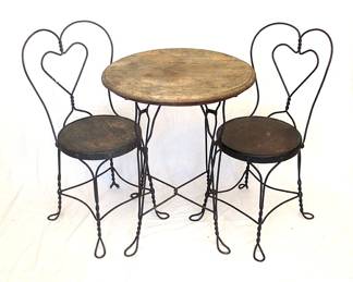Three-piece ice cream set