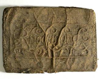 Rare and important Rhode Island patriotic leather wallet, 18th century