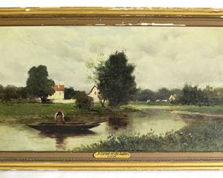 Manner of Corot signed oil on canvas