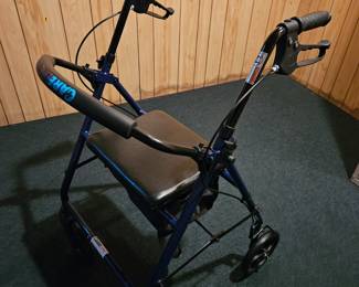 wheeled walker with seat