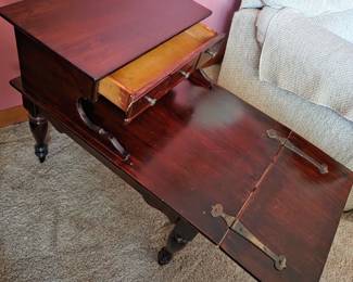 There are two of these side tables