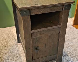 2nd matching side table, opens to right.