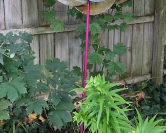 Large pinwheel yard decor