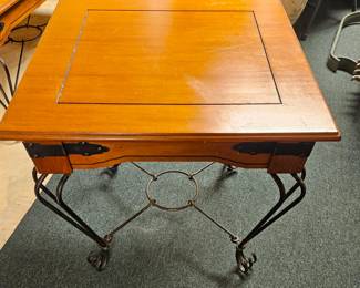 side table - there are two of these and they match a coffee table