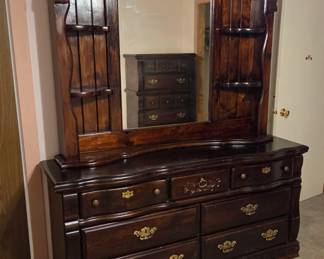 Large wooden dresser