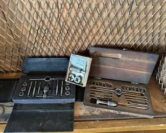 Vintage Tap & Die Sets