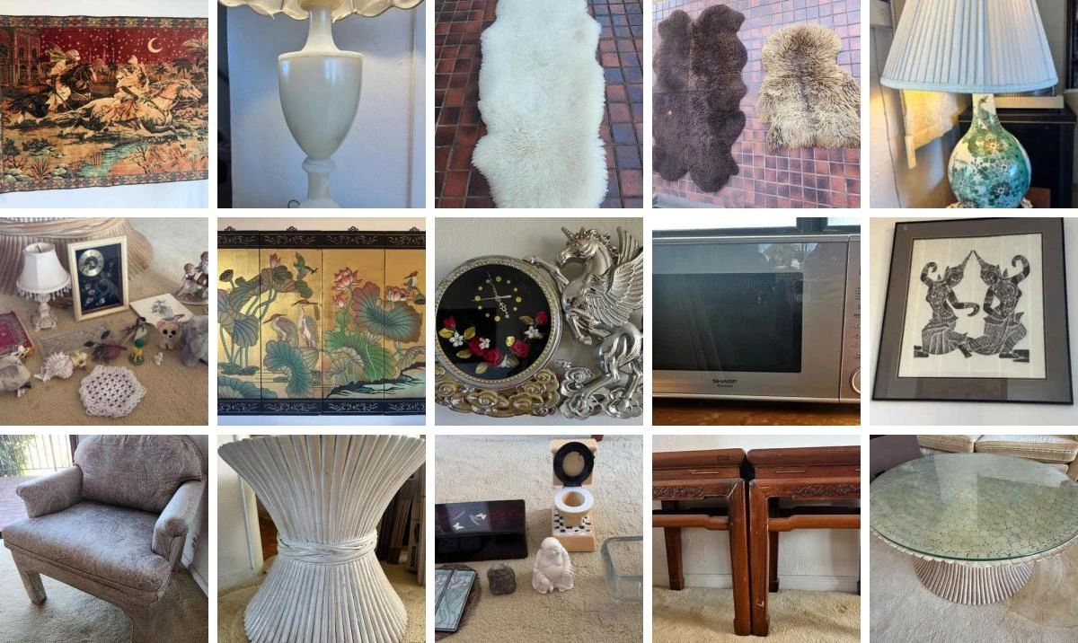 AWESOME AIEA ANTIQUES CTBids Online Auction • Bidding Ends 09/11/25 • Pickup 09/13/25       This estate auction features various items from travels around the world including woodblock prints and other artwork, collectibles and gift sets, you'll also find antiques, beautiful furniture, books, household goods, vintage Asian collectibles,electronics, bags and purses, vintage women's belts and shoes, office and school supplies, kitchen goods, football collectibles for Sundays and so much more. Happy bidding!