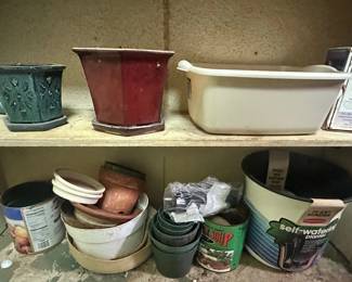 AAA260 - Mystery Lot Of Gardening Pots