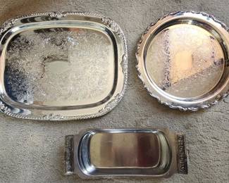 AAA161 - Decorative Metal Platters 