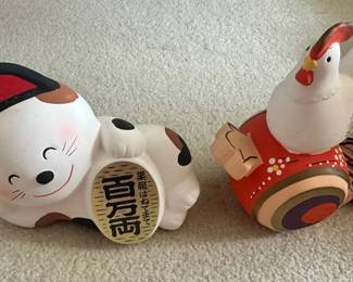 AAA138 - Ceramic Chinese Animal Figurines