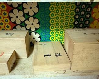 AAA258 Japanese Antique Wooden Box