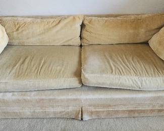 AAA144 - Vintage Velvet Sofa