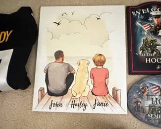 AAE036 - Assortment Of Personalized Wall Decor