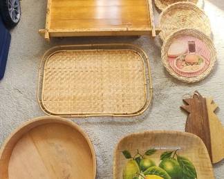 AAA169 - Vintage Serving Trays+