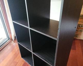AAE415 - Dark Brown 6-Compartment Book Shelf