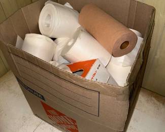 AAA268 Mystery Lot of Paper and Kitchen Goods