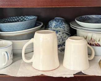 AAA057 Porcelain Tableware and Turkish Coffee Grinder