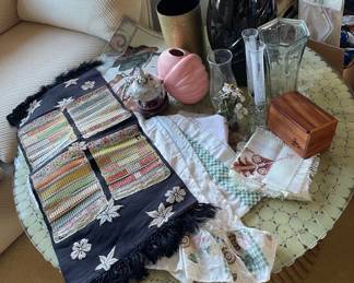 AAA186 - Vases Big & Small, Koa Wooden Box, Home Decor