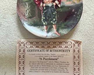 AAA132 - Limited Edition “A Puzzlement” Plate No. 1698