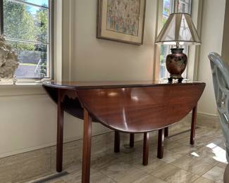 Wake table by The Wright Table Company making heirloom furniture since 1971, based on 1690-1830 designs, using solid wood, a 20-step finish, and intended for multiple generations.
