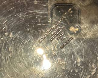 Tiffany & Co stamp on sterling silver watering can.