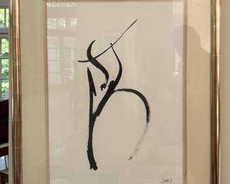 "Asian Ceres." by John Raimondi (b. 1948) ink and wash on paper.