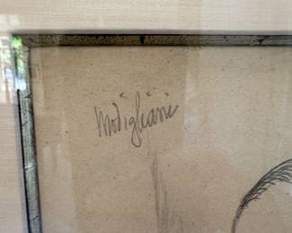 Modigliani signature