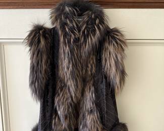Angelo Danzi Alta Moda Fox-trimmed quilted vest