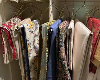 Fine linens including Patrick Frey, Yves Delorme, Pratesi, Le Jacquard Français, Garnier Thiebaut