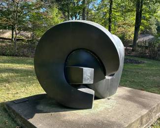 Side View of 'Trouble Essential'  bronze by Sophia Vari (1940-2023). 1 of 3. 