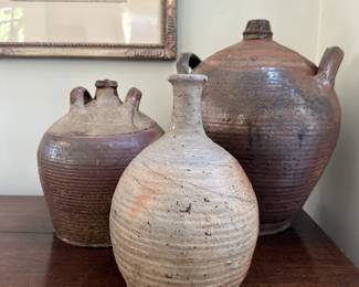 A group of pottery vessels