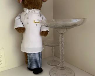 Mouse chef from Harrods, also available a bear chef from the Ritz in Paris. 