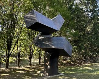 Another view of Clement Meadmore's "Always." Purchased from Peter Rose Gallery, New York. 2 of 2.
