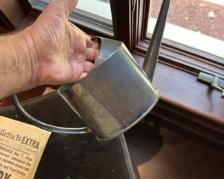 Tiffany & Co. sterling silver watering can. Monogrammed. 