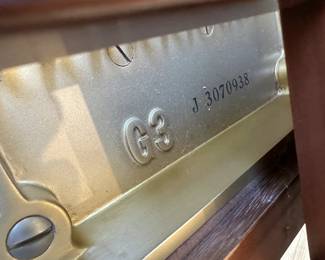  Serial number for Yamaha piano .