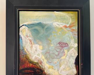 "Waccamaw," by Brian Rutenberg (20th century). oil on panel.