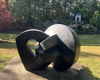 "Trouble Essential"  bronze by Sophia Vari (1940-2023). 1 of 3. 