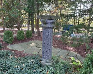 Marble pedestal 
