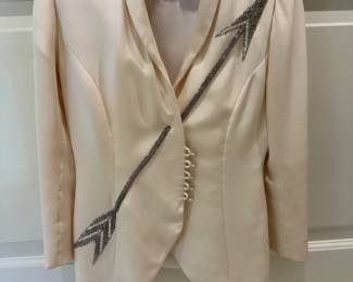 Bob Mackie silk embroidered jacket. Purchased from Martha in Park Ave. NY