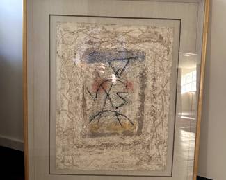 'Prince' by Jean Brisson (1931 - 1999). Etching with colours. Signed in pencil. 23.5"H x 19.25" W
