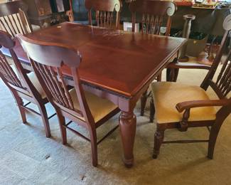 dining room table and 6 chairs