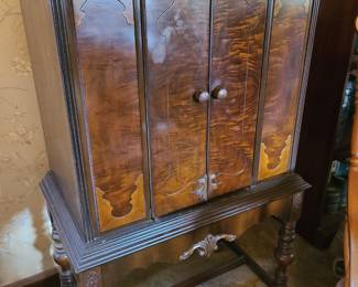 console radio wood cabinet shell only - empty inside