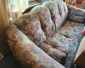 couch - floral print