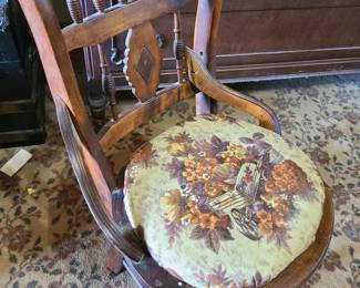 vintage wood chair