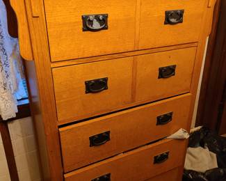 wood dresser 5 drawer