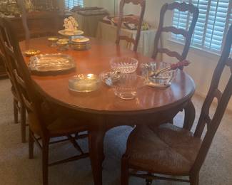 Dining Table W/. 6 Chairs