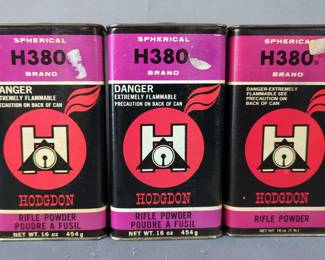 Hodgdon H380 Rifle Powder, Approx 3 lbs