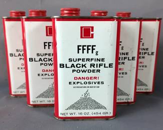 Goex FFFFg Black Rifle Powder, Approx 6 lbs
