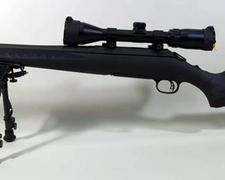 Ruger American .308 WIN Bolt Action Rifle SN# 693-11660, Banner 3-9x40 Scope, Bipod, Butt Cover