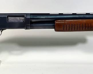 J.C. Higgins/ Sears & Roebuck 20 12 ga Pump Action Shotgun SN# 583.56, 26.5" Bbl, Scratching On Trigger Guard, In Soft Case